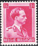 Belgium 1941 Definitives - Small State Arms and King Leopold III - Type "Open Collar"-Stamps-Belgium-StampPhenom