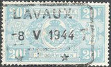 Belgium 1941 State Arms New Colours - Railway Stamps-Stamps-Belgium-StampPhenom