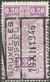 Belgium 1941 State Arms New Colours - Railway Stamps-Stamps-Belgium-StampPhenom