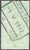 Belgium 1941 State Arms New Colours - Railway Stamps-Stamps-Belgium-StampPhenom