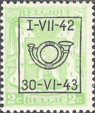 Belgium 1942 Definitives - Small State Arms - Precancellations-Stamps-Belgium-StampPhenom