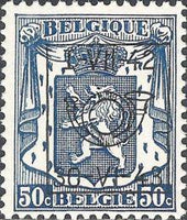 Belgium 1942 Definitives - Small State Arms - Precancellations-Stamps-Belgium-StampPhenom