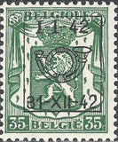 Belgium 1942 Definitives - Small State Arms - Precancellations-Stamps-Belgium-StampPhenom