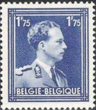 Belgium 1943 Definitives - King Leopold III - Type "Open Collar"-Stamps-Belgium-StampPhenom