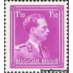 Belgium 1943 Definitives - King Leopold III - Type "Open Collar"-Stamps-Belgium-StampPhenom