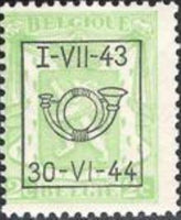 Belgium 1943 Definitives - Small State Arms - Precancellations-Stamps-Belgium-StampPhenom