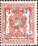 Belgium 1943 Definitives - Small State Arms - Precancellations-Stamps-Belgium-StampPhenom