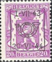 Belgium 1943 Definitives - Small State Arms - Precancellations-Stamps-Belgium-StampPhenom