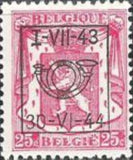 Belgium 1943 Definitives - Small State Arms - Precancellations-Stamps-Belgium-StampPhenom