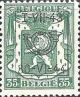 Belgium 1943 Definitives - Small State Arms - Precancellations-Stamps-Belgium-StampPhenom