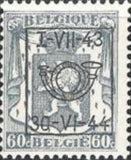 Belgium 1943 Definitives - Small State Arms - Precancellations-Stamps-Belgium-StampPhenom