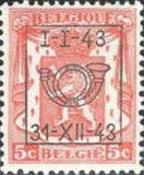 Belgium 1943 Definitives - Small State Arms - Precancellations-Stamps-Belgium-StampPhenom