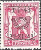 Belgium 1943 Definitives - Small State Arms - Precancellations-Stamps-Belgium-StampPhenom