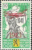 Belgium 1943 Flemish Legion with Overprint - Erinnophilie-Stamps-Belgium-StampPhenom