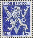 Belgium 1944 Definitives - Heraldic Lion with 'V'-Stamps-Belgium-StampPhenom