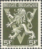 Belgium 1944 Definitives - Heraldic Lion with 'V'-Stamps-Belgium-StampPhenom