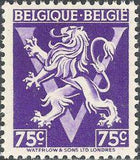 Belgium 1944 Definitives - Heraldic Lion with 'V'-Stamps-Belgium-StampPhenom