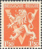 Belgium 1944 Definitives - Heraldic Lion with 'V'-Stamps-Belgium-StampPhenom