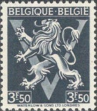 Belgium 1944 Definitives - Heraldic Lion with 'V'-Stamps-Belgium-StampPhenom