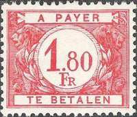 Belgium 1945-1953 Digit in White Circle - Postage Due Stamps-Stamps-Belgium-StampPhenom