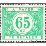 Belgium 1945-1953 Digit in White Circle - Postage Due Stamps-Stamps-Belgium-StampPhenom