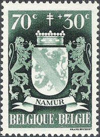 Belgium 1945 Anti Tuberculosis - Provincial Arms-Stamps-Belgium-StampPhenom