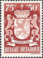 Belgium 1945 Anti Tuberculosis - Provincial Arms-Stamps-Belgium-StampPhenom