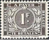 Belgium 1945 Digit Surrounded with Oak Leafs - Postage Due Stamps-Stamps-Belgium-StampPhenom