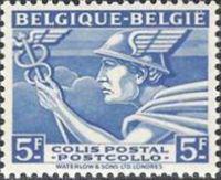 Belgium 1945 Mercurius - Railway Parcel Stamps-Stamps-Belgium-StampPhenom