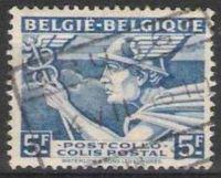 Belgium 1945 Mercury - Parcel Post-Stamps-Belgium-StampPhenom