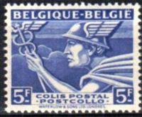 Belgium 1945 Mercury - Parcel Post-Stamps-Belgium-StampPhenom