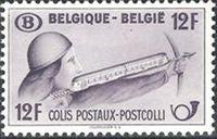 Belgium 1946-1948 Archer and Archer Surcharged-Stamps-Belgium-StampPhenom