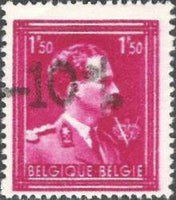 Belgium 1946 Definitives - "-10%" Local Surcharges-Stamps-Belgium-StampPhenom