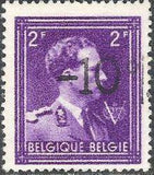 Belgium 1946 Definitives - "-10%" Local Surcharges-Stamps-Belgium-StampPhenom