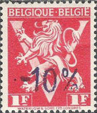 Belgium 1946 Definitives - "-10%" Other Values Surcharges-Stamps-Belgium-StampPhenom