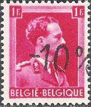 Belgium 1946 Definitives - "-10%" Other Values Surcharges-Stamps-Belgium-StampPhenom