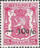 Belgium 1946 Definitives - "-10%" Other Values Surcharges-Stamps-Belgium-StampPhenom