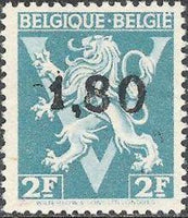 Belgium 1946 Definitives - "-10%" Type Ghislenghien Surcharges-Stamps-Belgium-StampPhenom