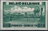 Belgium 1946 Level Crossing - Railway Stamps-Stamps-Belgium-StampPhenom