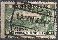 Belgium 1946 Level Crossing - Railway Stamps-Stamps-Belgium-StampPhenom