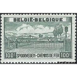 Belgium 1946 Level Crossing - Railway Stamps-Stamps-Belgium-StampPhenom