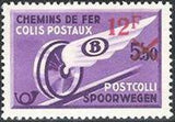 Belgium 1946 Winged Wheel Surcharged - Railway Parcel Stamps-Stamps-Belgium-StampPhenom