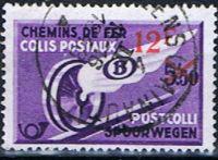 Belgium 1946 Winged Wheel Surcharged - Railway Parcel Stamps-Stamps-Belgium-StampPhenom