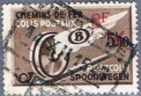 Belgium 1946 Winged Wheel Surcharged - Railway Parcel Stamps-Stamps-Belgium-StampPhenom