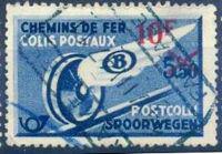 Belgium 1946 Winged Wheel Surcharged - Railway Parcel Stamps-Stamps-Belgium-StampPhenom