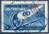 Belgium 1946 Winged Wheel Surcharged - Railway Parcel Stamps-Stamps-Belgium-StampPhenom