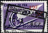 Belgium 1946 Winged Wheel Surcharged - Railway Parcel Stamps-Stamps-Belgium-StampPhenom