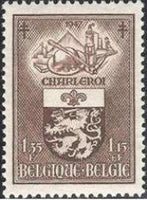 Belgium 1947 Anti Tuberculosis - Arms and Industries-Stamps-Belgium-StampPhenom