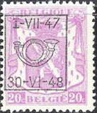 Belgium 1947 Definitives - Small State Arms - Precancellations-Stamps-Belgium-StampPhenom