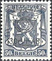 Belgium 1947 Definitives - Small State Arms - Precancellations-Stamps-Belgium-StampPhenom